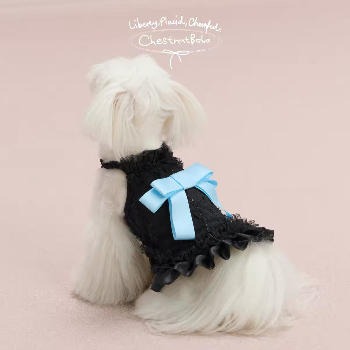ChestnutBabe SwanSea Bow Cami Dress Original Cute Dog Pet Dress