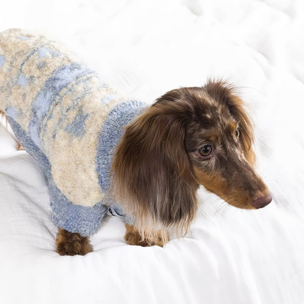Koccolo Wool Fair Isle Turtleneck Stretch Thermal Sweater – Fall & Winter Wear