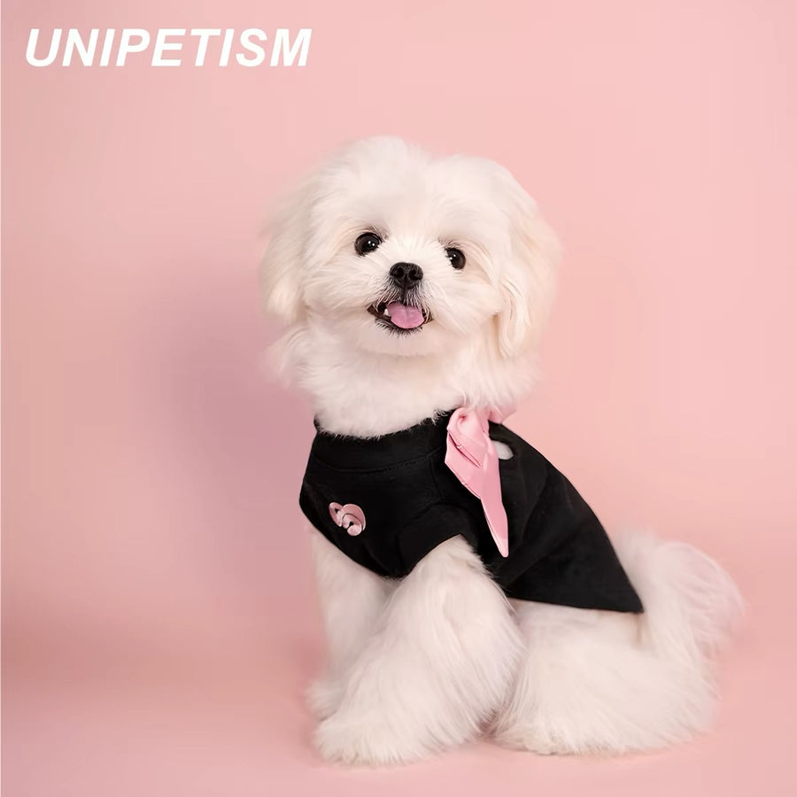 Unipetism Pure Cotton Care Macaron Bow Vest