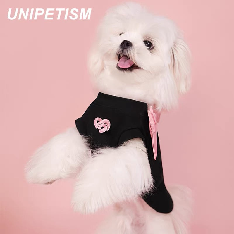 Unipetism Pure Cotton Care Macaron Bow Vest