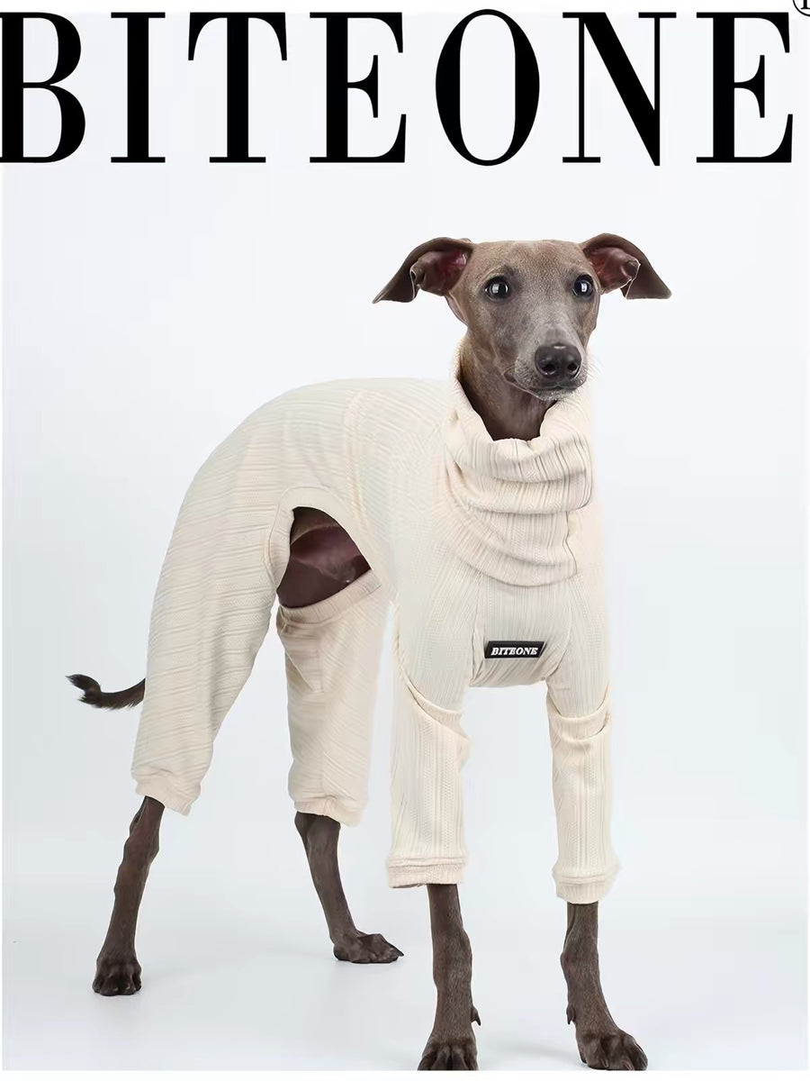 BITEONE 'Chestnut Autumn' Fall/Winter Turtleneck Base Layer for Dogs