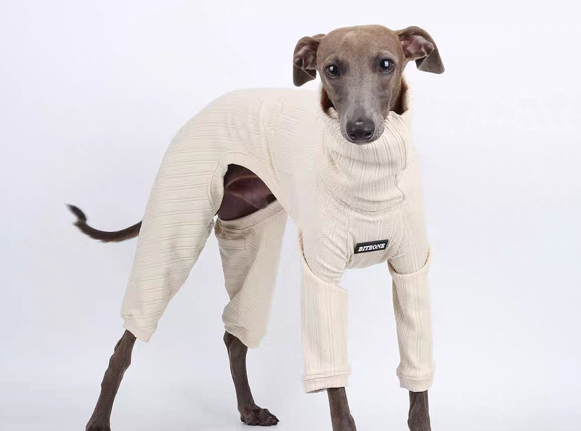 BITEONE 'Chestnut Autumn' Fall/Winter Turtleneck Base Layer for Dogs