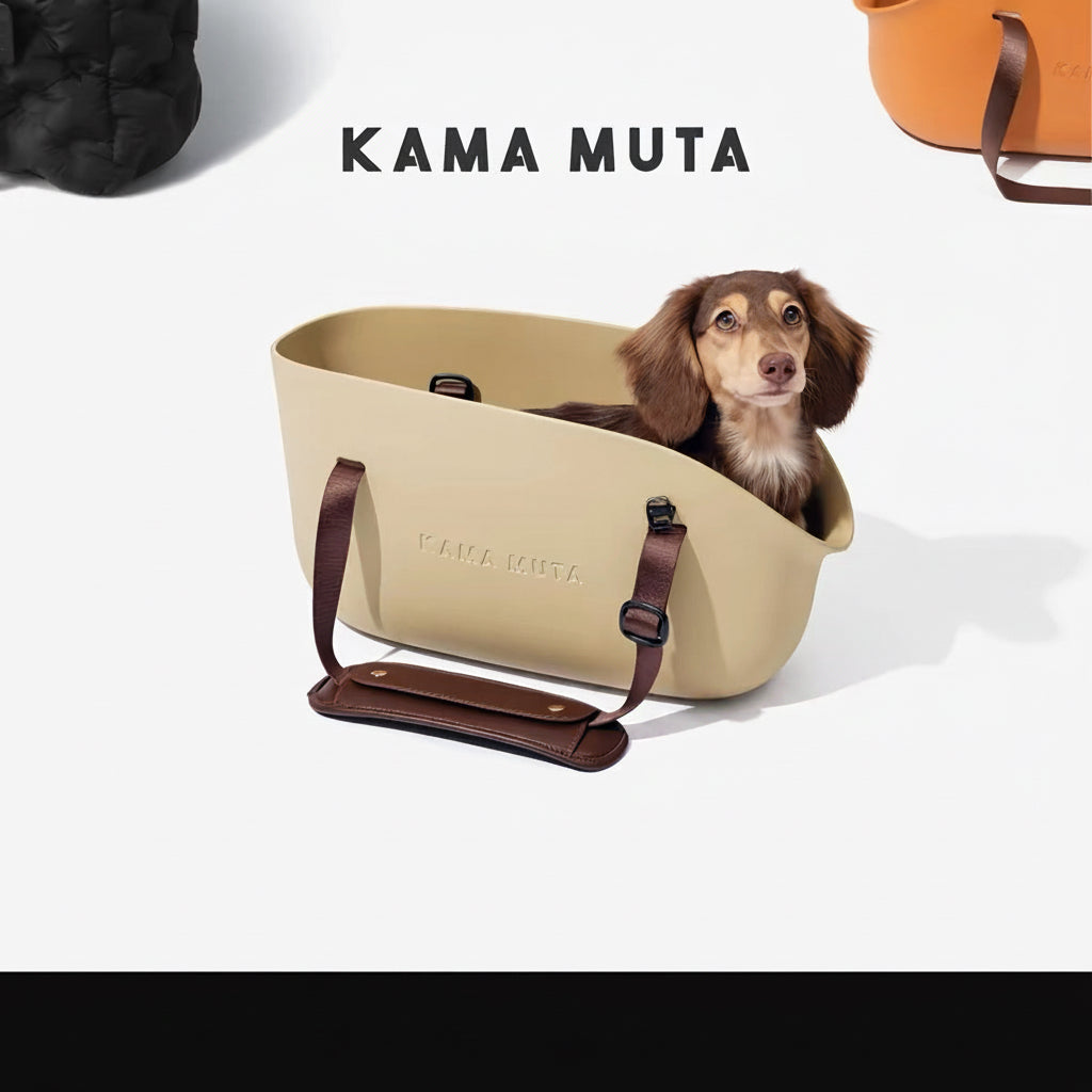 KAMAMUTA Pet Carrier Bag – Dachshund / Small Dog Outing Plus Tote Bag, Portable Small Dog Bag