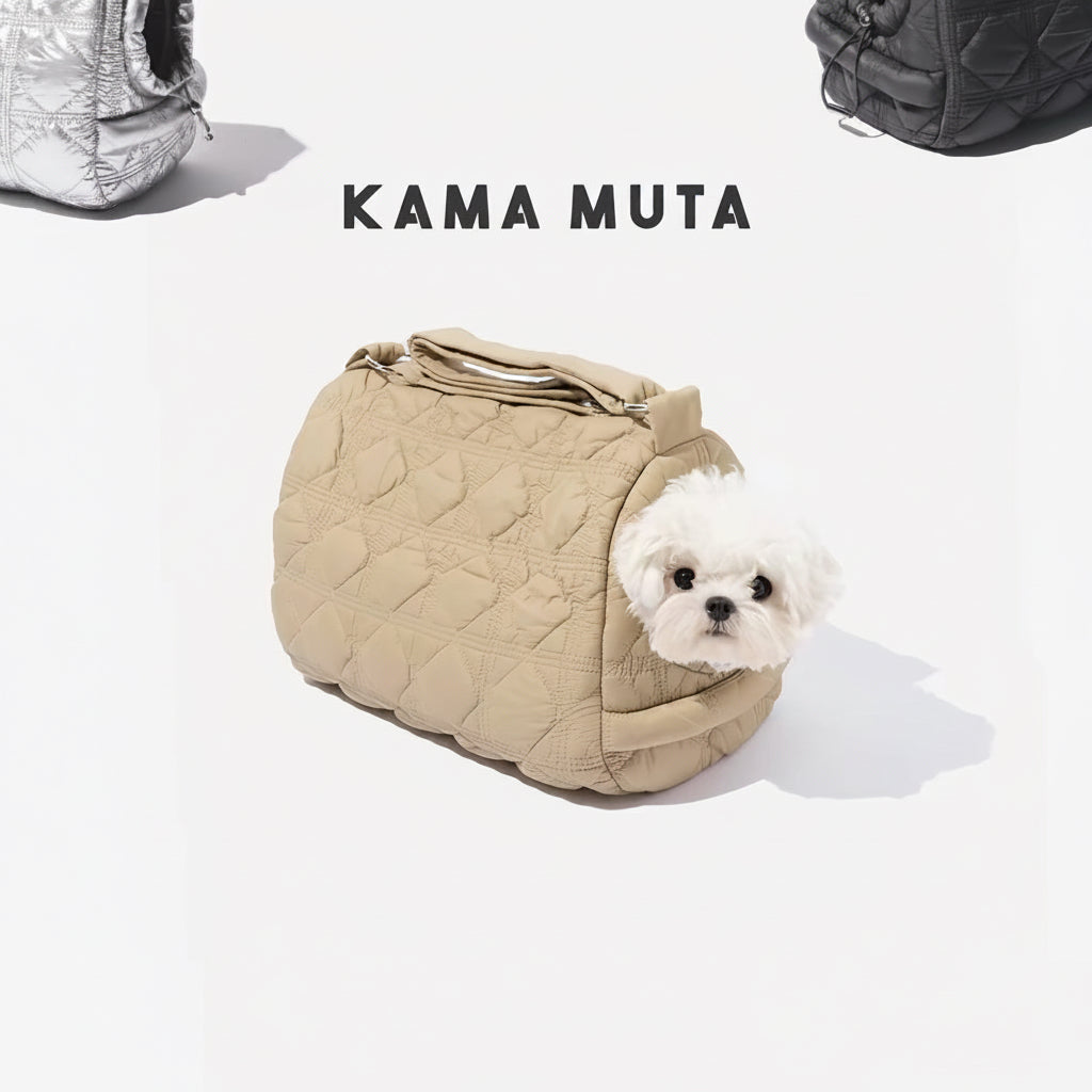 KAMAMUTA Pet Outing Pinecone Bag – Small Dog & Cat Outdoor Portable Crossbody Carrier